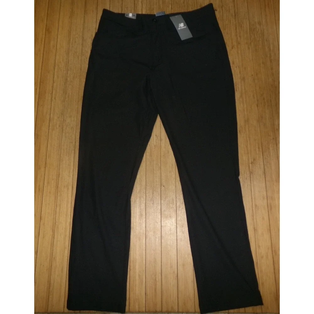 NEW‎ BALANCE MENS TECH PANTS~BLACK~36X32~NWT